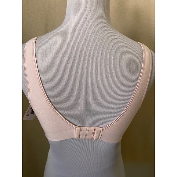 Pink Comfort Flex Fit No Wire Full Coverage Bra - Small - Picture 4 of 9